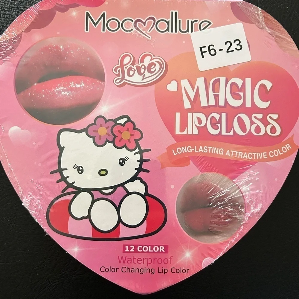 Set of 12 Magic Color Changing Lip Gloss.  SEALED BOX.